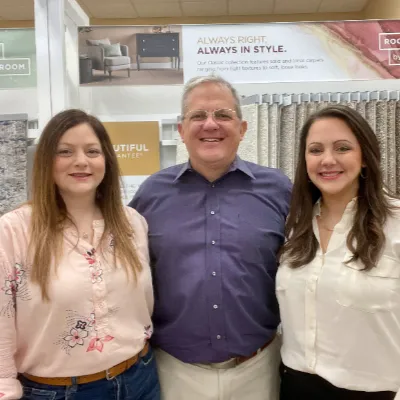 Emerson Carpet One father and daughters 